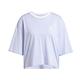 adidas 愛迪達 上衣 女款 短袖上衣 運動 三葉草 GRADIENT TRF T 紫 IT9820 product thumbnail 3