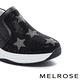 休閒鞋 MELROSE 時尚閃耀雙色晶鑽星星厚底休閒鞋－黑 product thumbnail 6
