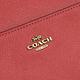 COACH 金屬LOGO防刮皮革斜背小扁包(正紅) product thumbnail 7