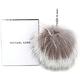 Michael Kors Fur Key Chain 混色毛球吊飾/鑰匙圈(淺咖色) product thumbnail 4