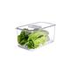 YOUFONE 廚房冰箱透明蔬果收納瀝水保鮮盒(附蓋)31.5X16.3X14.5 product thumbnail 2