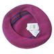 Vivienne Westwood 品牌行星LOGO圖騰刺繡羊毛100%造型蓓蕾帽(桃紅色系) product thumbnail 4