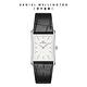 Daniel Wellington DW Bound 35x24mm 經典摩登寂靜黑皮革方錶-三色任選 product thumbnail 2