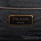 PRADA 經典金色三角鐵牌尼龍肩揹縮口購物包(褐) product thumbnail 8