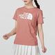 The North Face 北臉 上衣 女款 短袖上衣 運動 透氣 W FOUNDATION LOGO SS TEE 粉 NF0A89QUNXQ product thumbnail 2