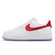Nike 休閒鞋 Wmns Air Force 1 07 ESS SNKR 白 紅 女鞋 AF1 冰底 DX6541-100 product thumbnail 2