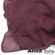 AnnaSofia 軟柔手感棉麻 超大寬版披肩圍巾(暖楓系-33暗紅) product thumbnail 7