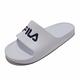 Fila 拖鞋 Sleek Slide 基本款 男女鞋 斐樂 一體式 EVA 柔軟 情侶鞋 白 藍 4S355W113 product thumbnail 2