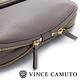 VINCE CAMUTO 簡約俐落 質感真皮長型側背包-深灰 product thumbnail 4