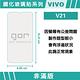 GOR Vivo V21 9H鋼化玻璃保護貼 v21 全透明非滿版2片裝 product thumbnail 3