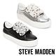 STEVE MADDEN-LION 珍珠鉚釘鑲嵌厚底懶人鞋-黑色 product thumbnail 6