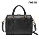 FOSSIL Carlie 真皮波士頓包-黑色 ZB1772001 product thumbnail 4