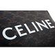 CELINE 經典CELINE品牌LOGO TRIOMPHE帆布小牛皮帶鉤零錢包 product thumbnail 8