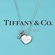 Tiffany&Co. LOVE刻字愛心鎖鑰匙925純銀項鍊 product thumbnail 4