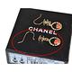 CHANEL 雙C LOGO圓環愛心垂墜魚鉤式耳環(展示品/金x紅) product thumbnail 4