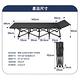 STYLE 格調 68X190cm加長床身-10腳摺疊行軍床/躺椅/午休床/露營床/折疊床/陪護床(辦公/居家/戶外/休閒) product thumbnail 8