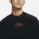 Nike 大學T NSW Sweatshirts 男款 調節身體熱量 圓領 棉質 口袋 穿搭 黑 橘 DQ5062-010 product thumbnail 5