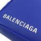 BALENCIAGA 字母logo三角造型拉鍊手拿包/萬用包(藍) product thumbnail 6