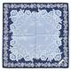 Nina Ricci 華麗蕾絲花朵混綿方型絲巾-深藍色 product thumbnail 2