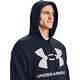 【UNDER ARMOUR】UA 男 RIVAL FLEECE連帽長袖套頭衫-人氣新品 product thumbnail 4