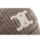 CELINE 新款CELINE 羅紋羊絨TRIOMPHE刺繡貼片毛帽 (米色) product thumbnail 8