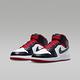 NIKE AIR JORDAN 1 MID (GS) 男女大童休閒鞋-黑白紅-DQ8423106 product thumbnail 3