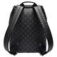 LV M43186 Apollo系列 Monogram Eclipse帆布牛皮鑲飾拉鍊後背包(黑灰) product thumbnail 4