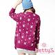 betty’s貝蒂思　星星方塊Ｖ領針織罩衫(紫紅) product thumbnail 3