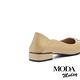 低跟鞋 MODA MODAY 極簡質感純色牛皮尖頭低跟鞋－綠 product thumbnail 4