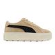 Puma 休閒鞋 Karmen MU 女鞋 卡其 黑 麂皮 厚底 增高 復古 39128602 product thumbnail 6