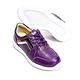 W&M Fit健走系列 金屬線條彈力厚底運動增高女鞋-紫(另有黑) product thumbnail 3