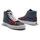 Vans 休閒鞋 Sk8-Hi 女鞋 牛仔布 丹寧 蘇格蘭紋 鉚釘 高筒 拼接 黑標 VN0A32QG9GB product thumbnail 7