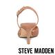 STEVE MADDEN-TISH 名媛推薦 後跟帶包趾細跟涼鞋-絨棕 product thumbnail 5