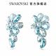 SWAROVSKI 施華洛世奇 Gema 水滴形耳環混合式切割, 花朵, 藍色, 鍍白金色 product thumbnail 5