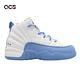 Nike 休閒鞋 Jordan 12 Retro PS 白 藍 中童 Emoji 喬丹 12代 DQ4366-114 product thumbnail 6