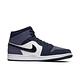 NIKE AIR JORDAN 1 MID 男休閒運動鞋-藍白紫-554724445 product thumbnail 2