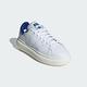 ADIDAS ORIGINALS STAN SMITH PF W 女休閒鞋-白藍-IE0451 product thumbnail 2