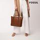 FOSSIL Carlie 真皮托特包-咖啡色 ZB1773200 product thumbnail 5