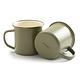 【Barebones】CKW-1027 雙色琺瑯杯組 Enamel 2-Tone Mug / 黃褐綠 (兩入一組) product thumbnail 2