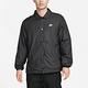 Nike 外套 Club Coaches Jacket 男款 黑 白 梭織 寬鬆 抽繩 教練外套 風衣 夾克 FN3317-010 product thumbnail 4