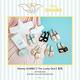 Disney collection by grace gift-帆布電繡麻編鞋 灰條 product thumbnail 9