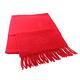 Vivienne Westwood 行星刺繡LOGO素面羊毛圍巾-紅色 product thumbnail 2