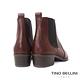 【TINO BELLINI 貝里尼】義大利進口尖頭切爾西短靴FWNV016C-6(焦糖) product thumbnail 4