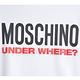 MOSCHINO 品牌字母LOGO圖騰彈性棉合身版圓領T恤(白) product thumbnail 5