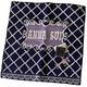 ANNA SUI 品牌大字母圖騰菱格紋字母彩蝶玫瑰LOGO刺繡小方巾(藍色系) product thumbnail 4