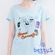 betty’s貝蒂思　手繪人物印花T-shirt(淺藍) product thumbnail 5