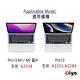 [ZIYA] Apple MacBook Pro13 鍵盤保護膜 環保矽膠材質 中文注音 經典黑 (A2251 A2289 A2338) product thumbnail 7