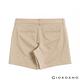 GIORDANO 女裝素色休閒卡其短褲 - 13 卡其 product thumbnail 7