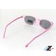 【Z-POLS】小童專用舒適TR90輕量彈性材質 頂級Polarized寶麗來偏光黑抗UV400太陽眼鏡(質感透紅粉色系) product thumbnail 6