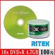 RITEK錸德 16x DVD+R 4.7GB X版/100片裸裝 product thumbnail 2